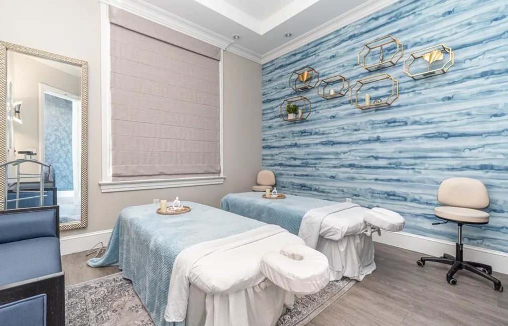 Spa treatment room