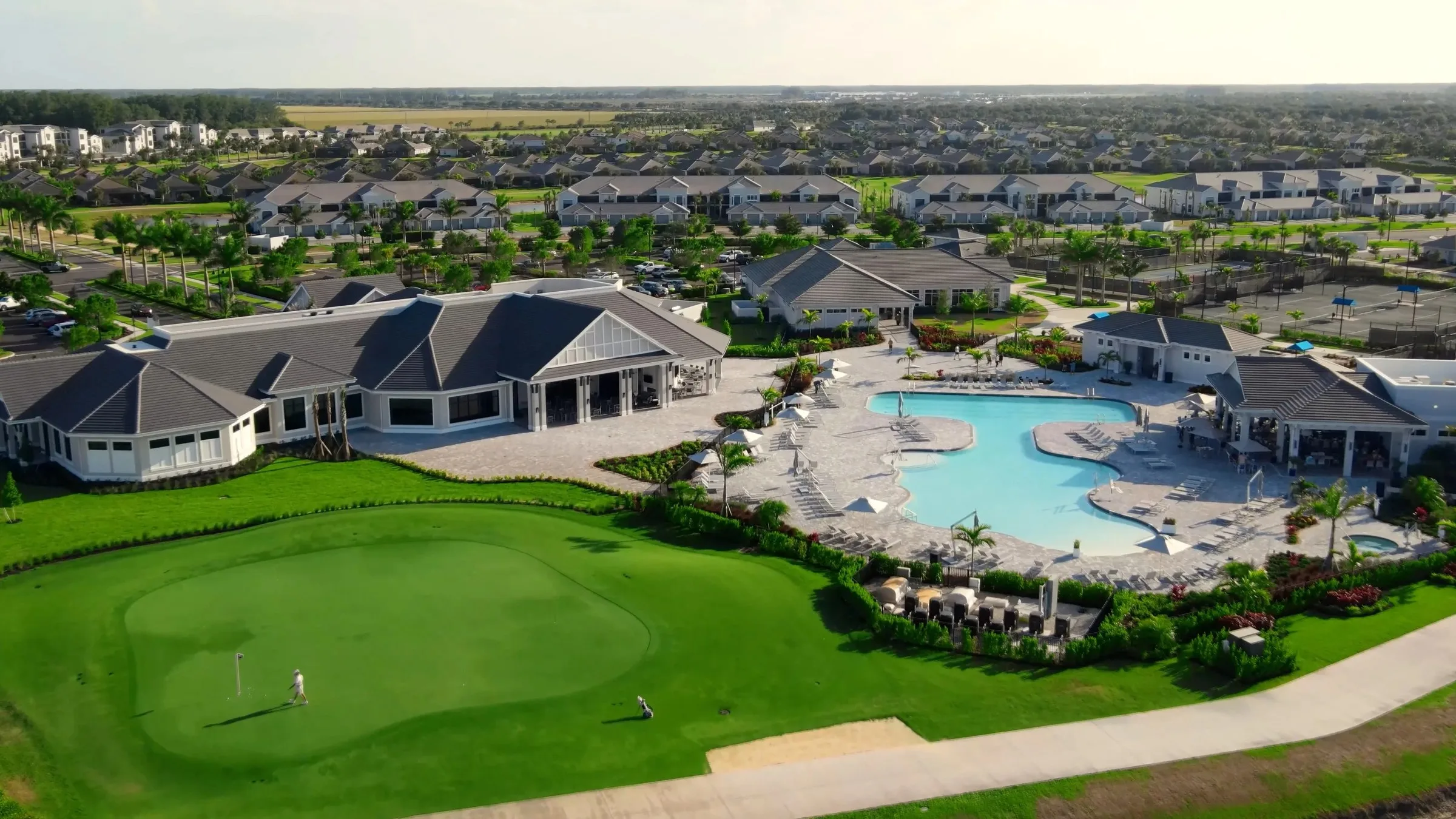 The National Golf & Country Club at Ave Maria â€” community aerial / master-plan marketing (official Lennar).