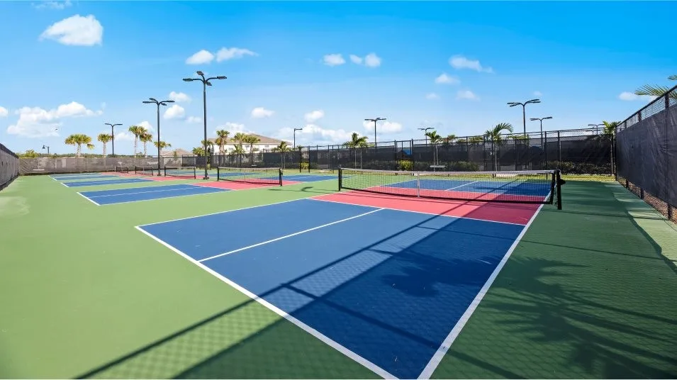 Pickleball courts at The National Golf & Country Club (official Lennar).