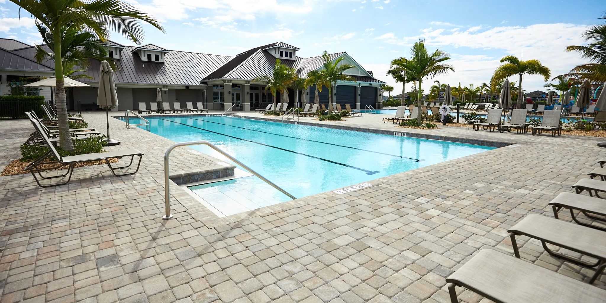 Resort-style pool and clubhouse at Timber Creek, Fort Myers (official community site).