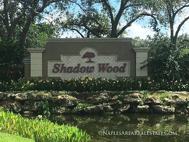Shadow Wood at The Brooks entrance monument