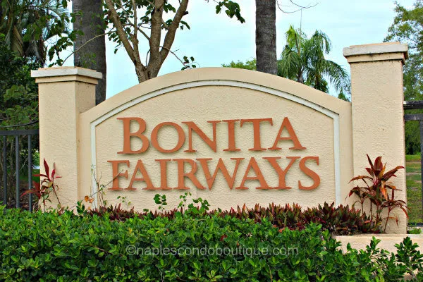 Bonita Fairways Bonita Springs entrance monument