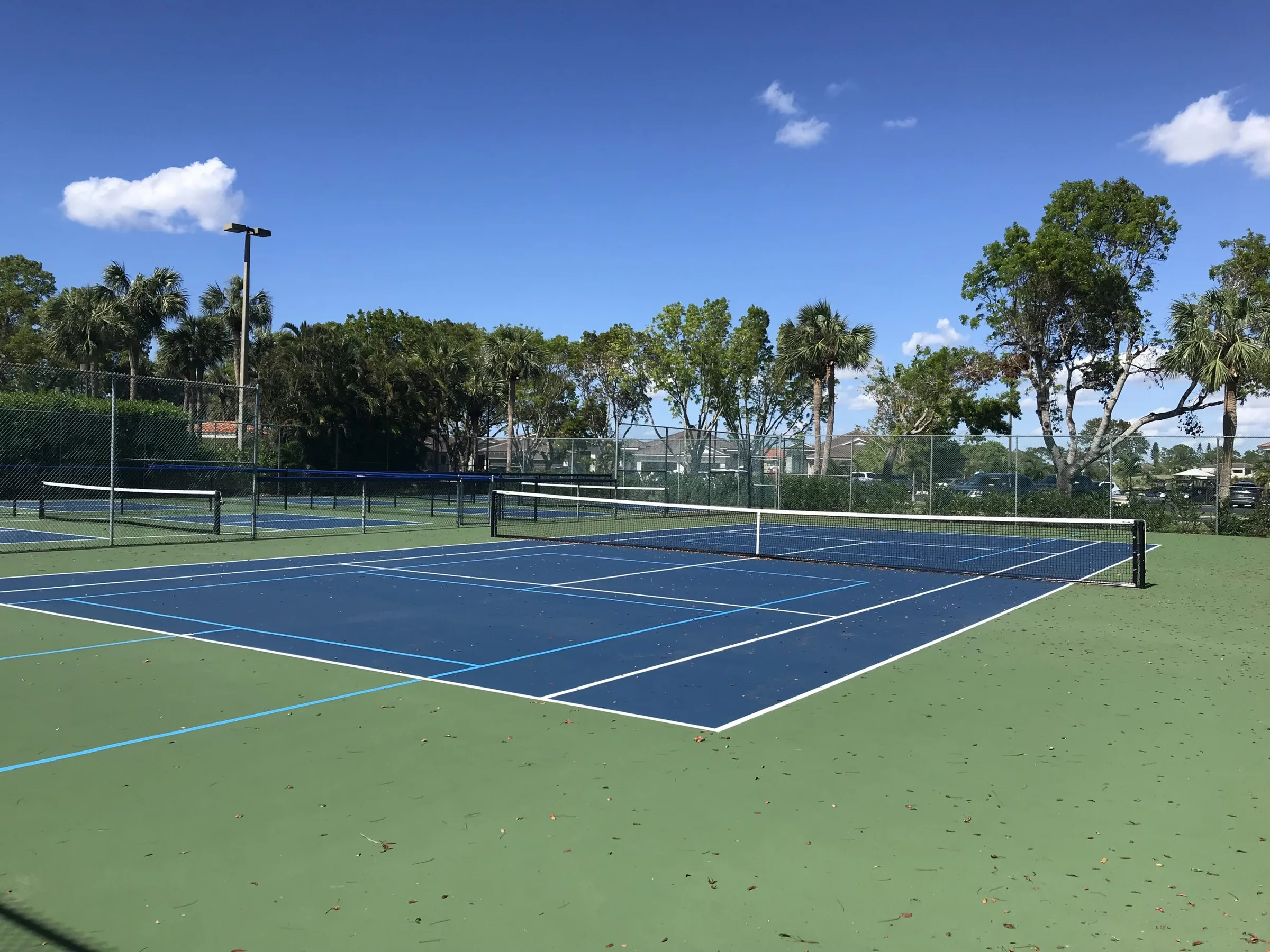 Tennis courts at Bonita Fairways Community Association (official).