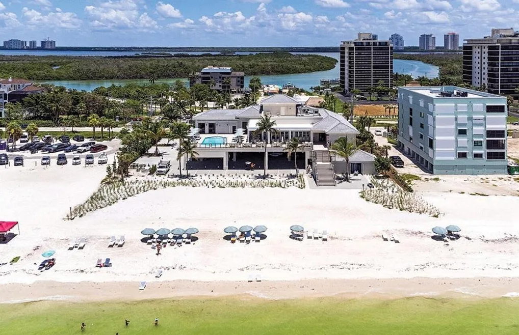 Mediterra Beach Club aerial, Bonita Springs