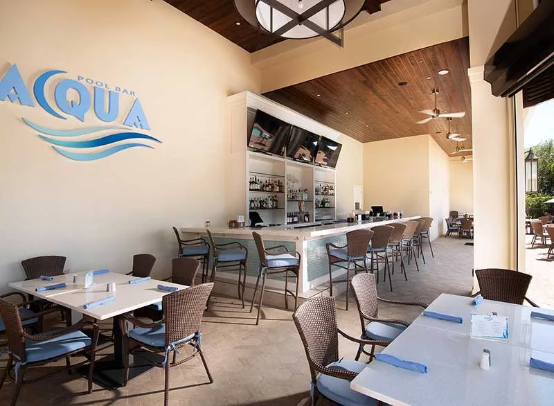 Acqua Pool Bar at Vineyards Country Club, Naples.