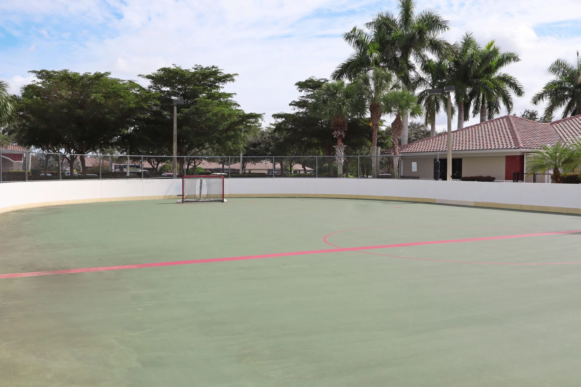 Street hockey and inline skating rink at Bella Terra.