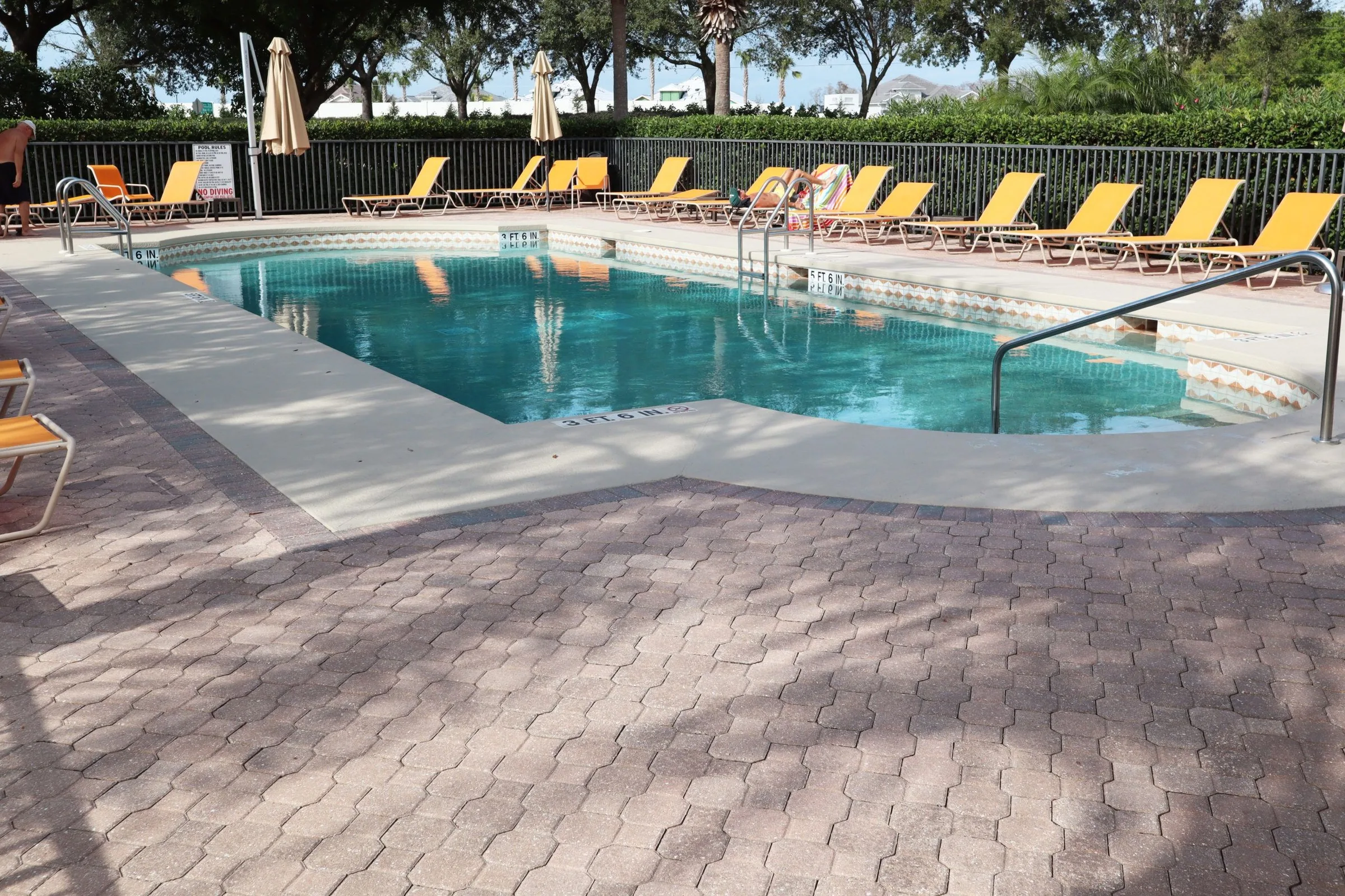 Barletta condominium pool at Bella Terra.