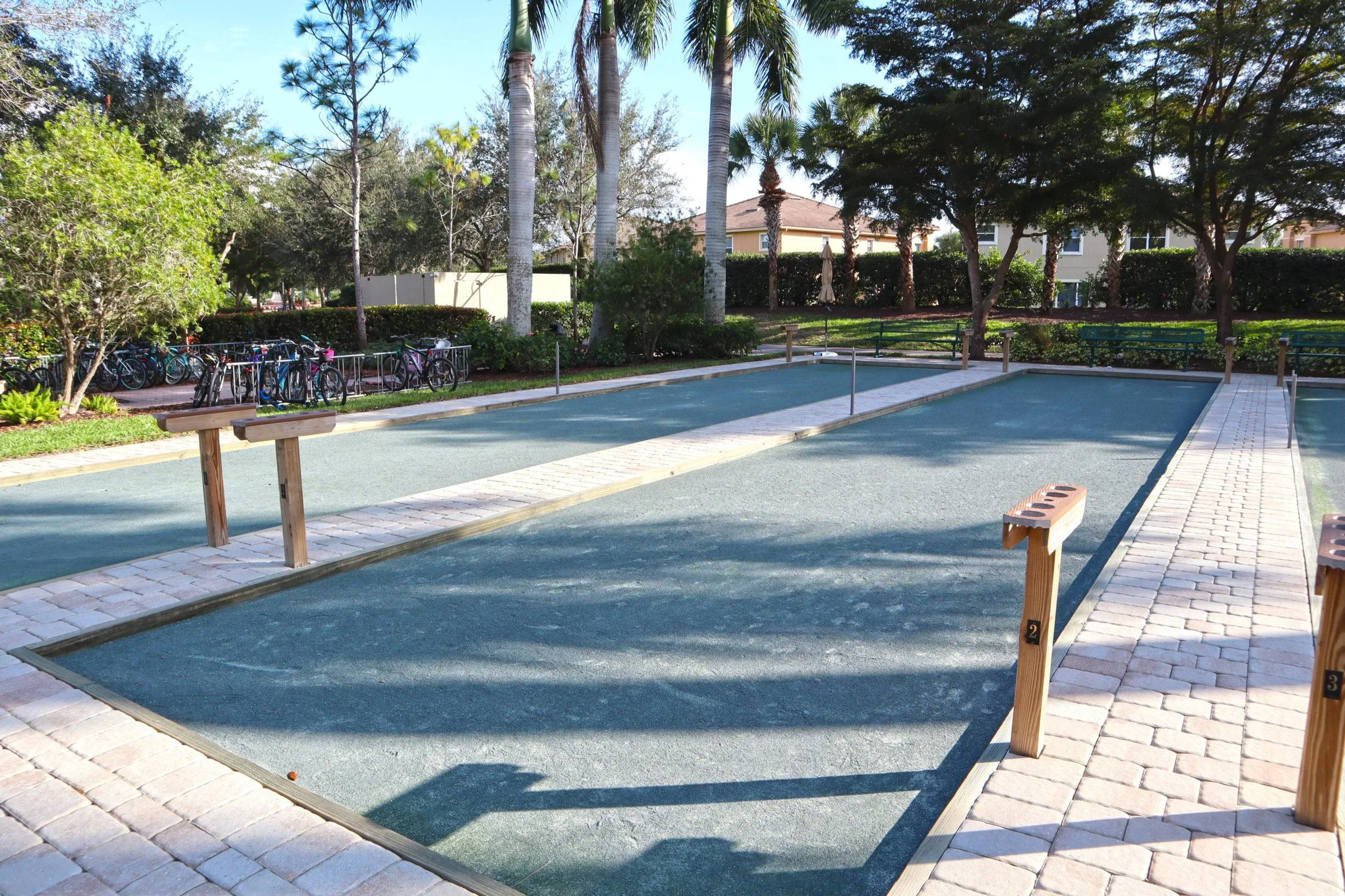 Bocce courts at Bella Terra.