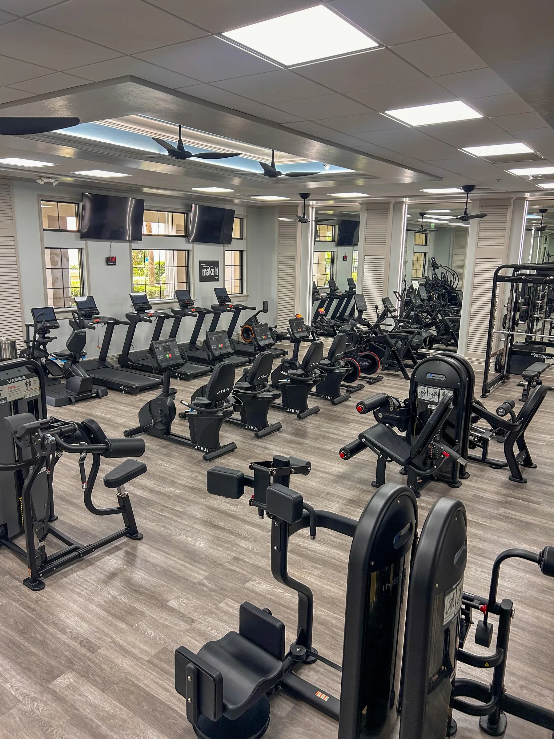Fitness center interior at The Club at Grandezza (official club site).