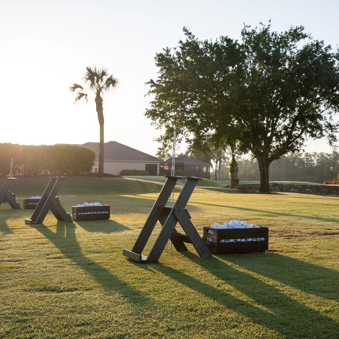 Practice area at dawn at The Club at Grandezza (official).