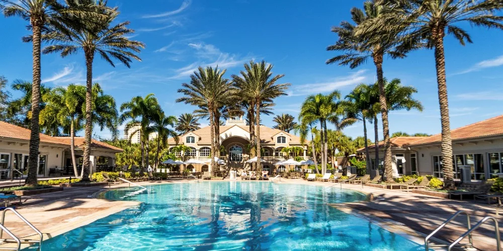 Resort pool at the West Bay Club Bay House.