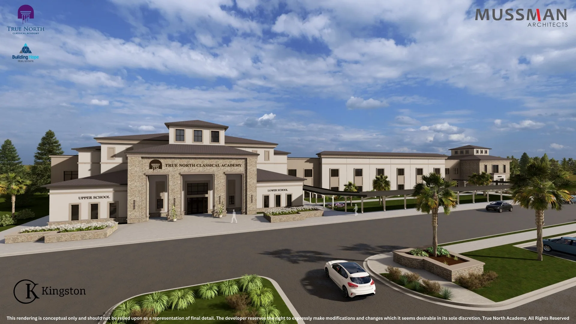 True North Academy campus at Kingston (builder rendering).