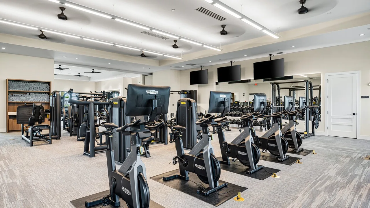Wellness center at Esplanade at Kingston (builder marketing image).