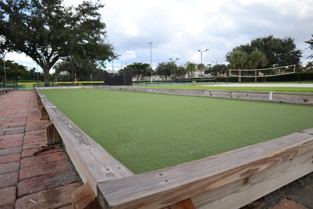 Bocce courts at the Stoneybrook amenity center, Estero (official HOA site).