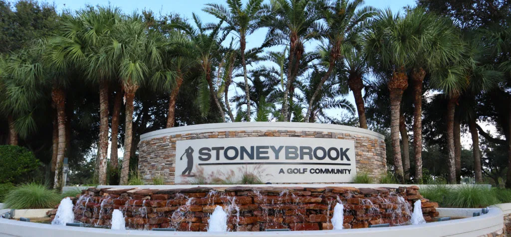 Stoneybrook entrance monument