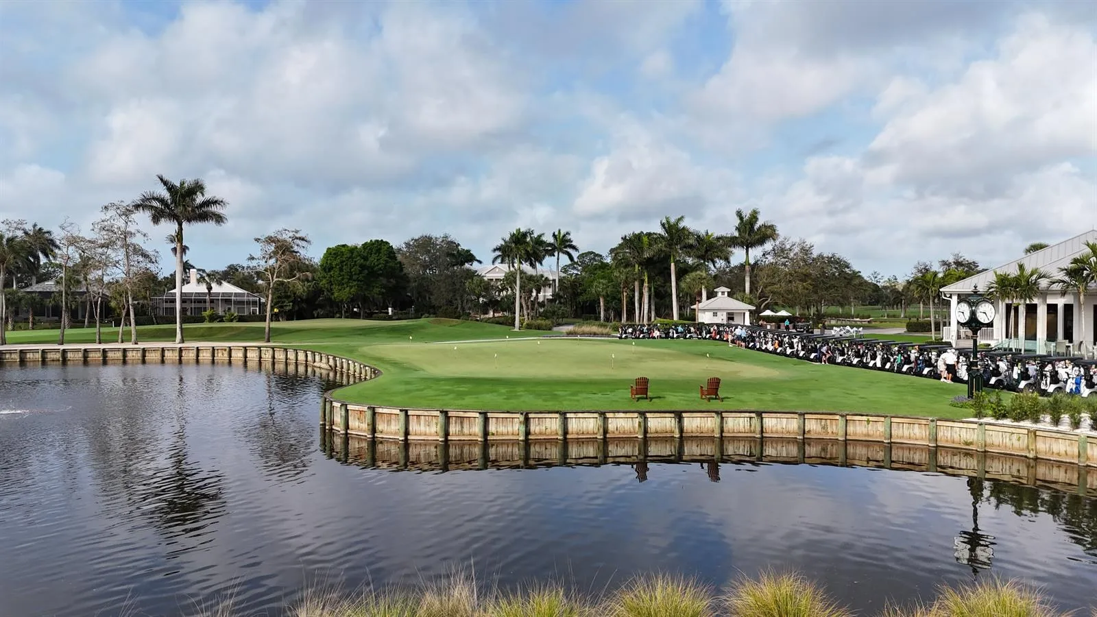Drone view at Eagle Creek (official club site).