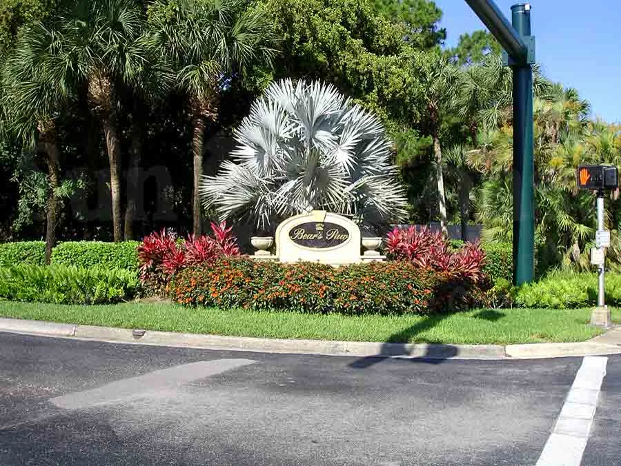 Bear's Paw entrance monument
