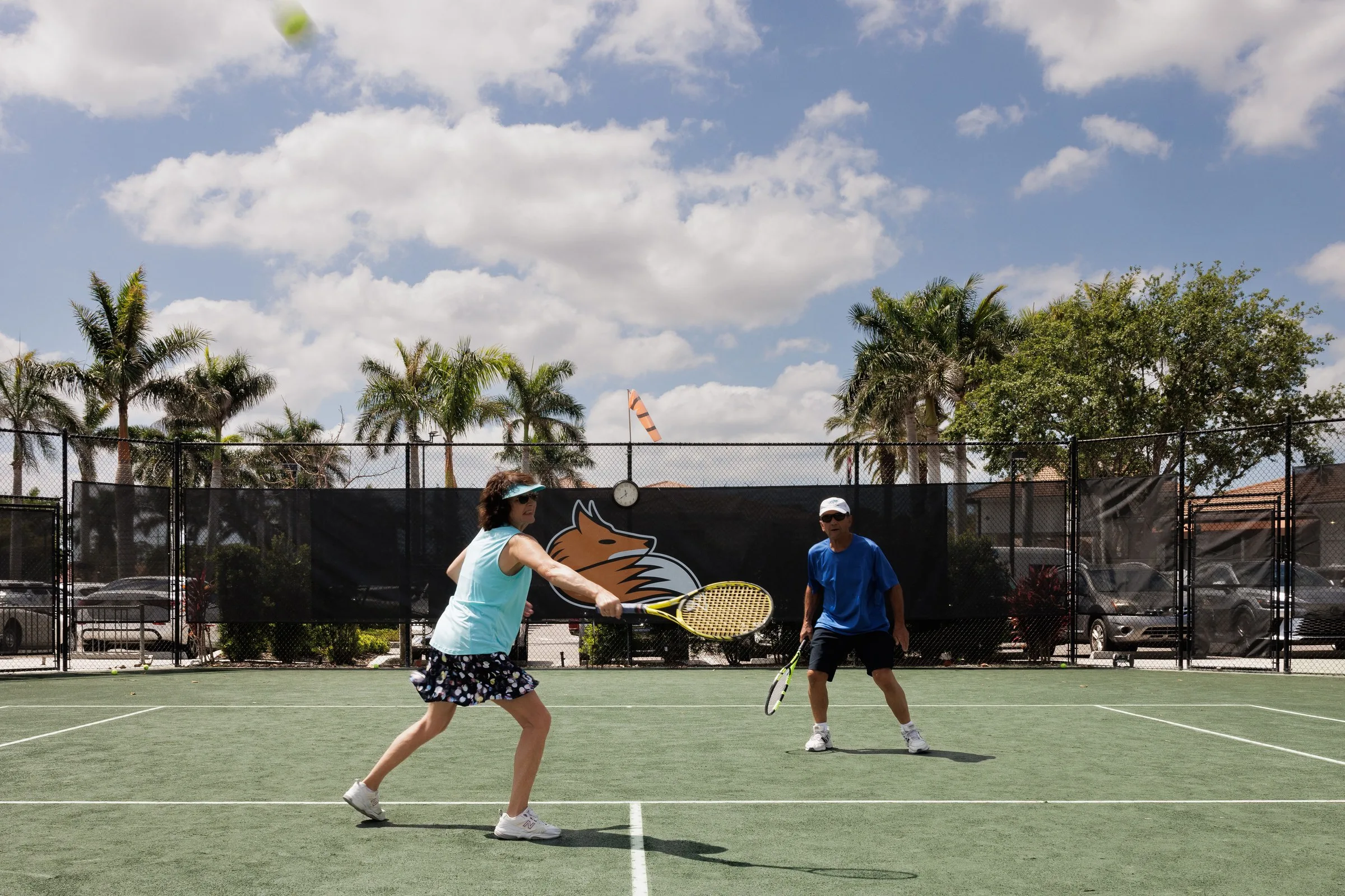Tennis / court amenity at Foxfire (official).