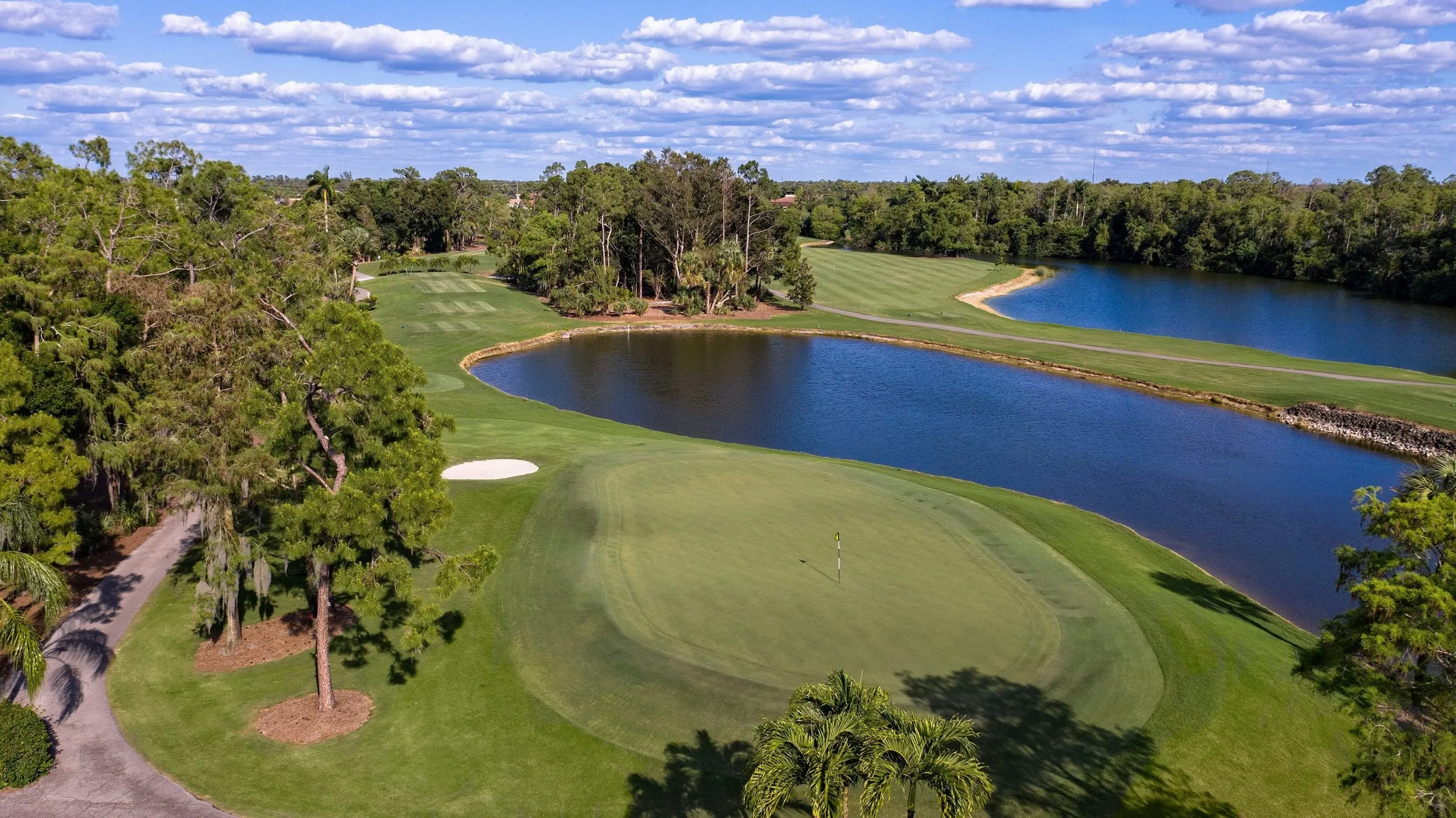 Aerial of Foxfire Golf & Country Club, Naples (official ClubhouseOnline).