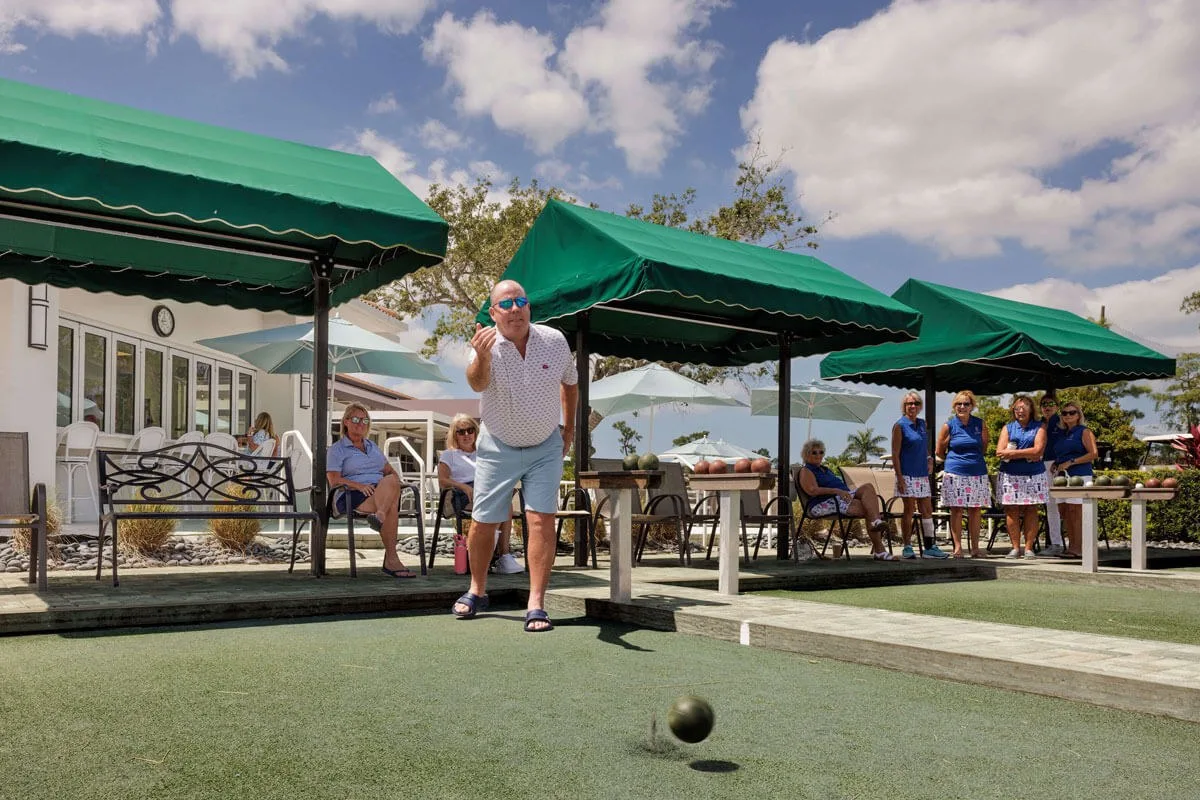 Bocce amenity at Foxfire Golf & Country Club (official).