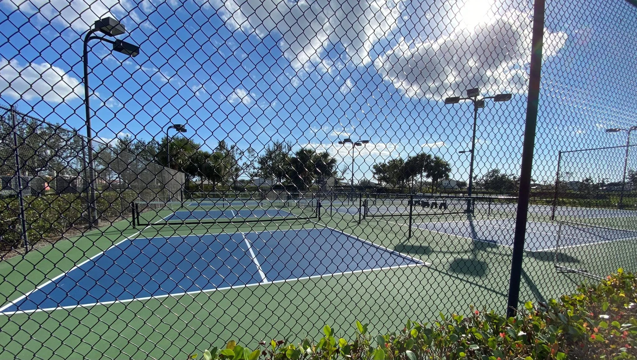 Pickleball courts at Sandoval, Cape Coral (official community site).