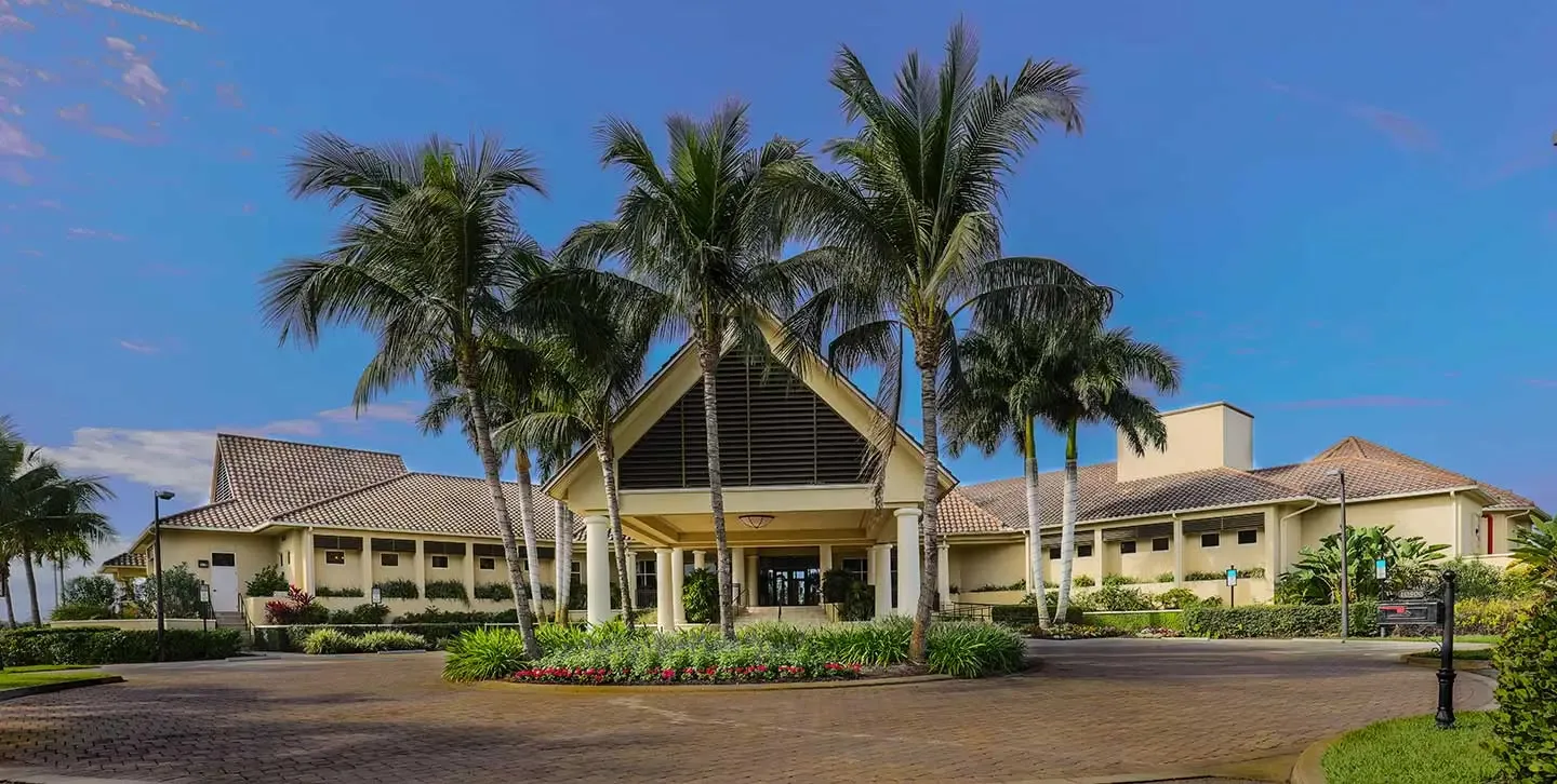 Front of the Plantation clubhouse