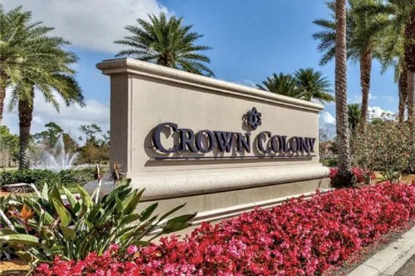Crown Colony entrance monument