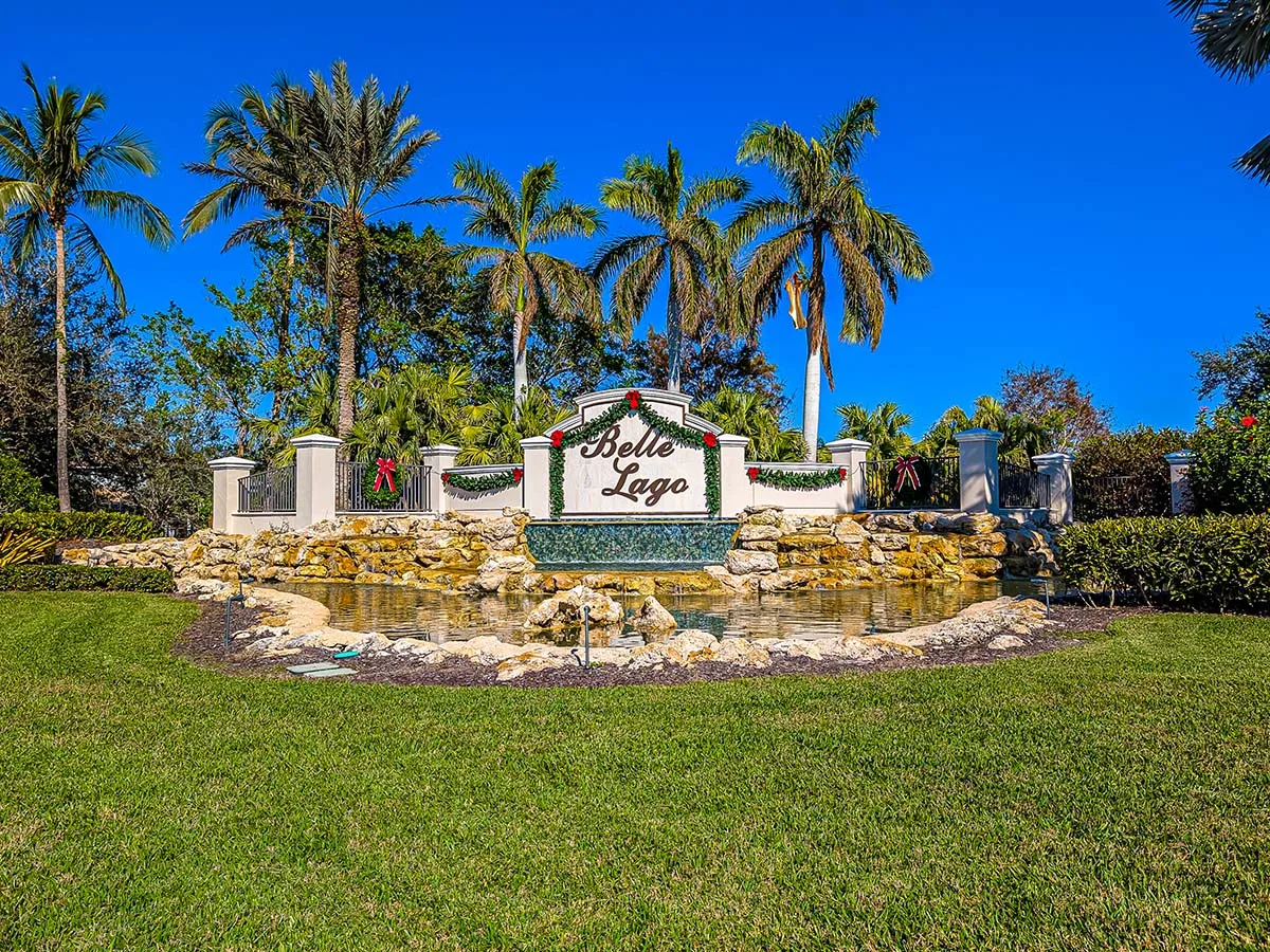 Belle Lago community photograph from the HOA about block.