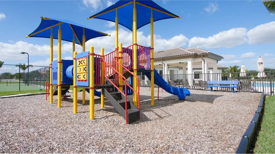 Portico playground near the amenity center