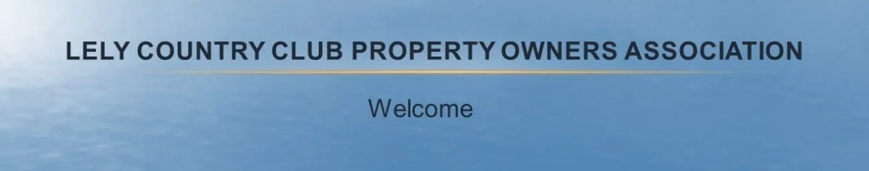Lely Country Club POA site image
