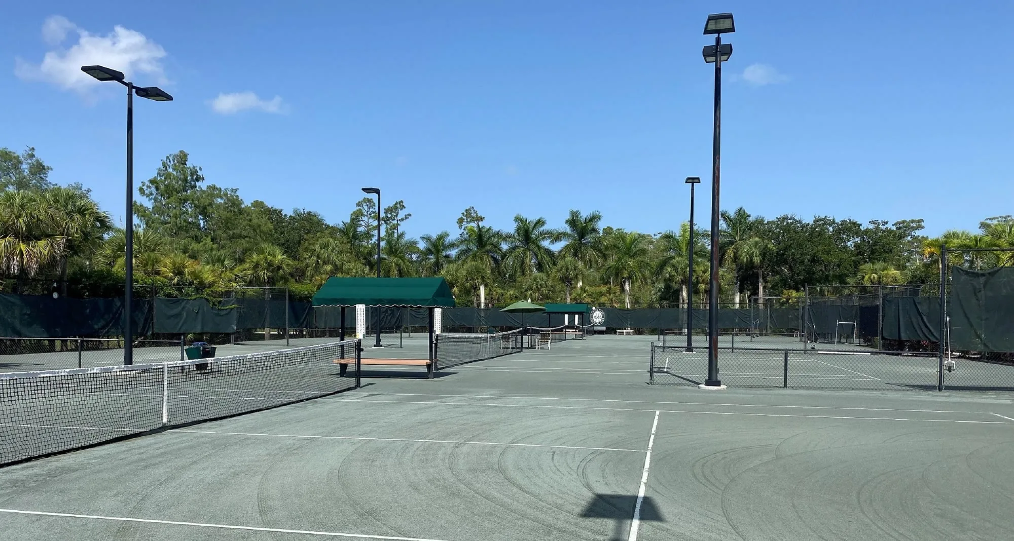 tennis courts