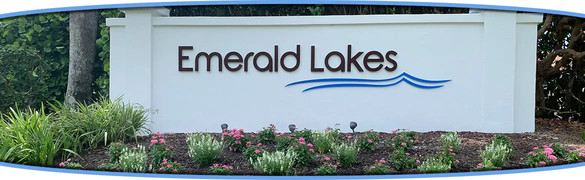 Emerald Lakes community header
